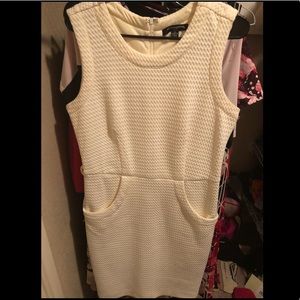 Ivory midi dress